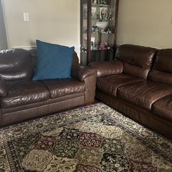 Leather Couch -$220