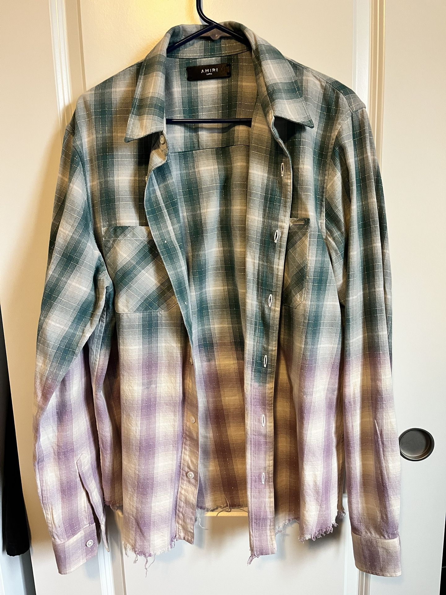 Shirt, Amiri Brand, Size Large, Like New.