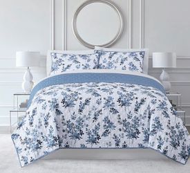 Home Expressions Madeline Floral Quilt Set Twin/Twin XL