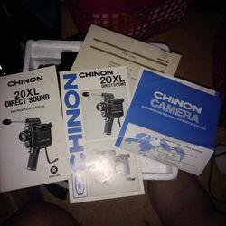 Chinon 20 XL 8 Mm Movie Camera. Vintage 1980