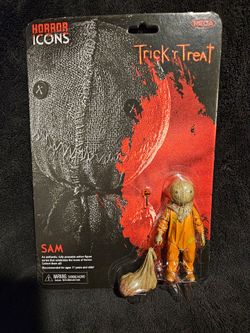 NECA Horror Icons SAM Trick R Treat Movie 5-inch Figure Fully Poseable NEW
