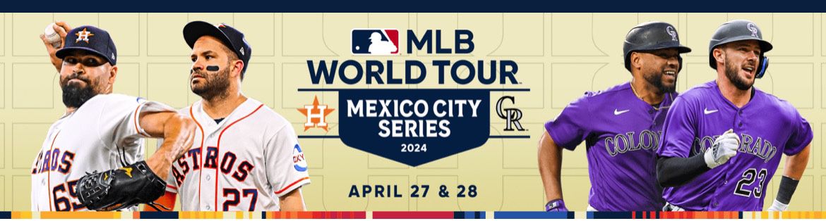 Astros vs Rockies Mexico City Series
