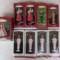 Barbie Vintage Hallmark Keepsake Ornaments 