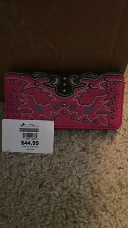 Montana West Pink Western Wallet