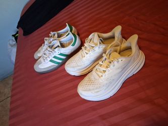 Hoka and adidas samba size 8 us
