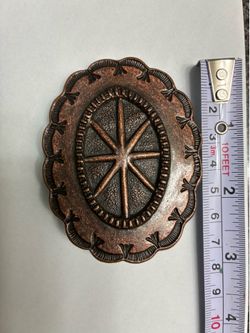 Copper belt buckle
