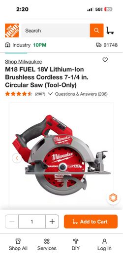 Milwaukee M18 FUEL 7-1/4 in. Circular Saw