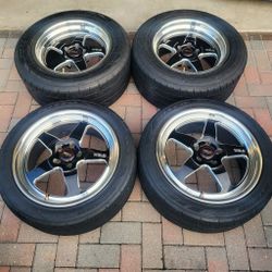 Weld Drag Pack Wheels 5x4. 5 