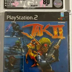 Jak II 2 Sony Playstation 2 PS2 VGA 80 NM Factory Sealed Black Label Graded Game
