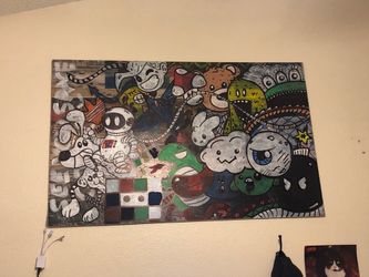 Anime art canvas