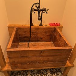 Old Wooden Sink