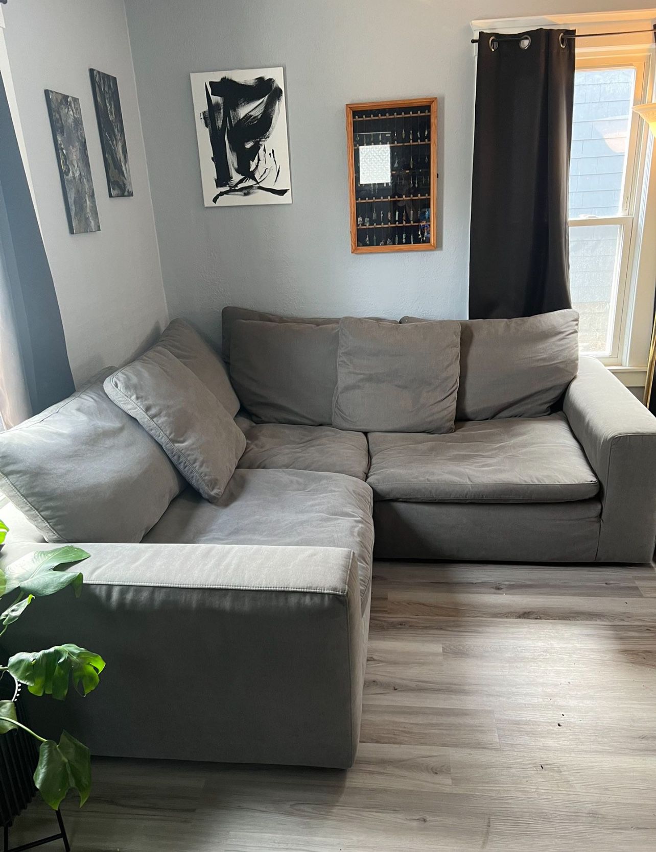 (WILL DELIVER) Modular Gray Sectional Couch