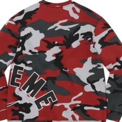 Medium Supreme Nike Arc Crewneck Camp (camo)