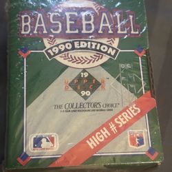 1990 Upper Deck MLB Baseball The Collector’s Club High # Series 1 Box Sealed