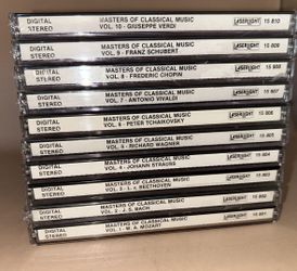 Masters Of classical Music CD’s Vol 1-10