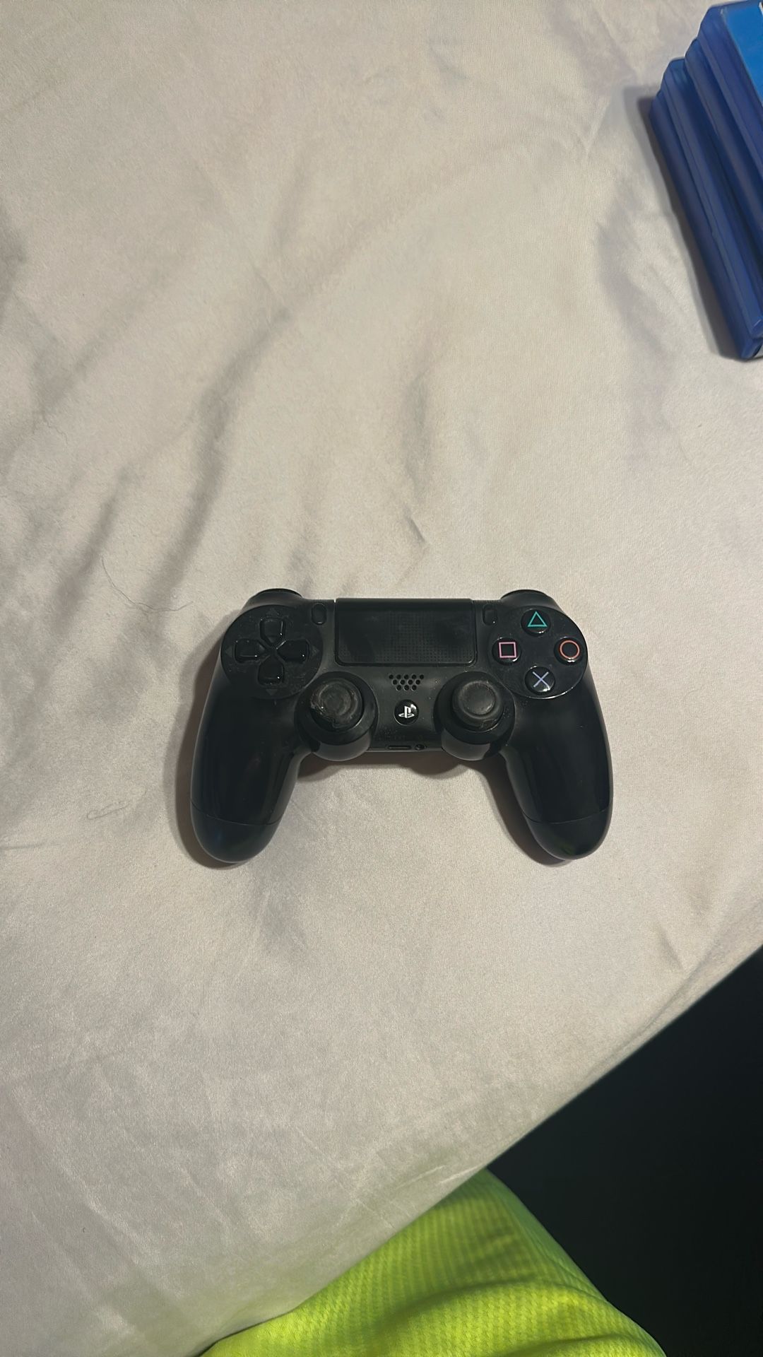 Black PS4 controller