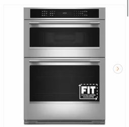 5 cu. ft. Electric Wall Oven & Microwave Combo in PrintShield Stainless Steel with Air Fry Mode