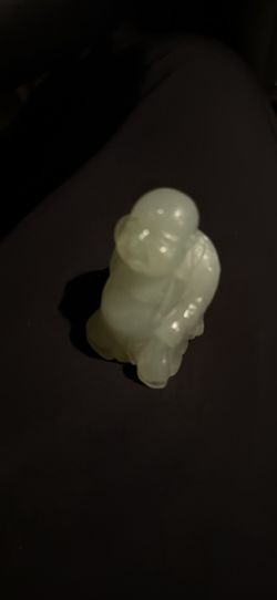 Carved Buddha Out Of Jade 