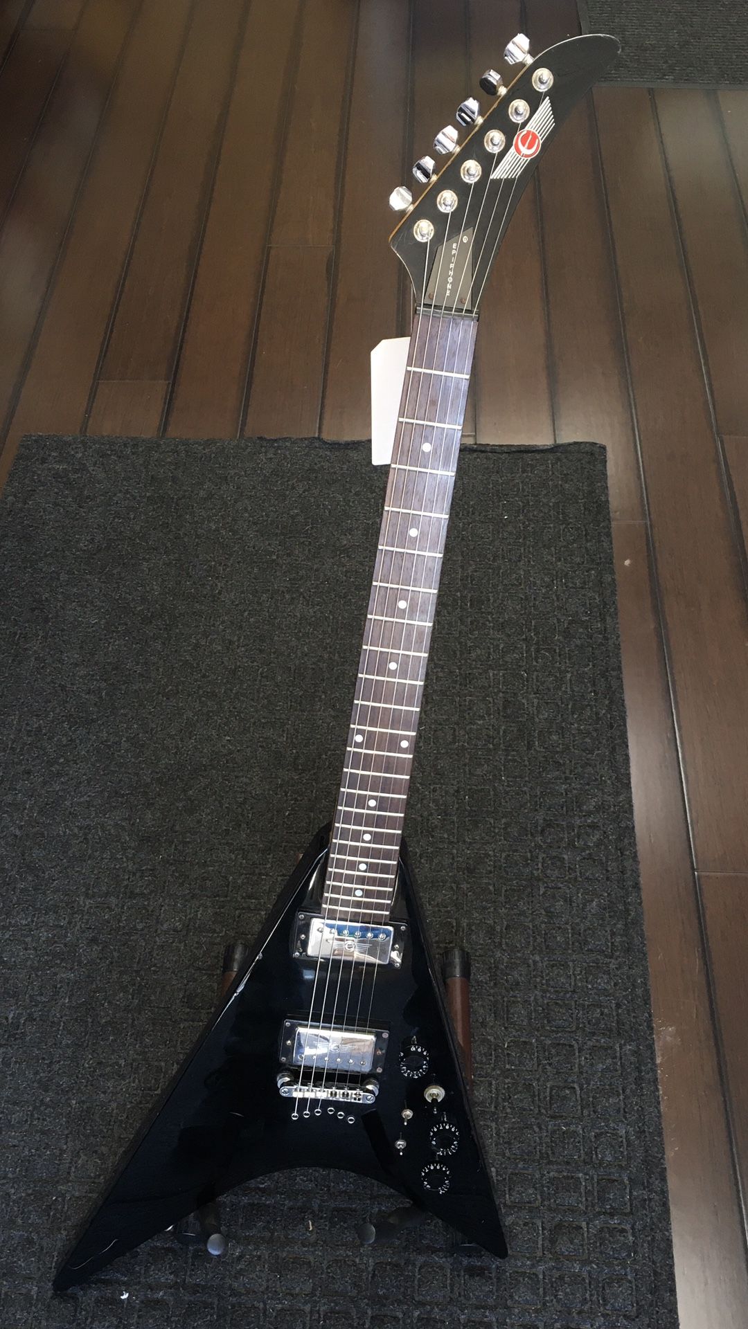 Epiphone Demon V FX 2001 Metallic Black Guitar With Built-in FX