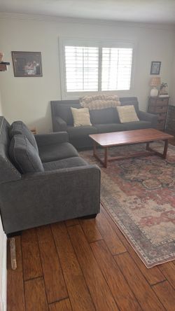 Two piece couch set!