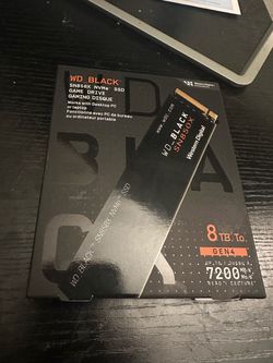 WD Black SN850X 8TB NVMe SSD Gen4