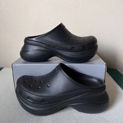 Balenciaga x Crocs Rubber Mules - Black - Size EU44 US 11 Brand New With Box