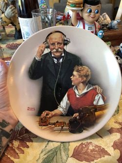 Norman Rockwell plates (2)