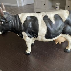Antique Cast Iron Cow