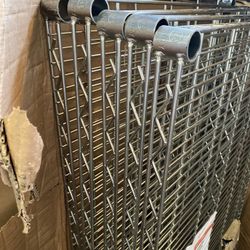  TRINITY  ECOSTORAGE 5-TIER SHELVING UNIT WITH ROLLER WHEELS/// 60x24x72///Complete Set. 