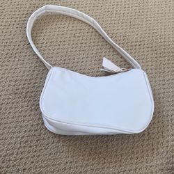 Cute White Baguette Bag Shein