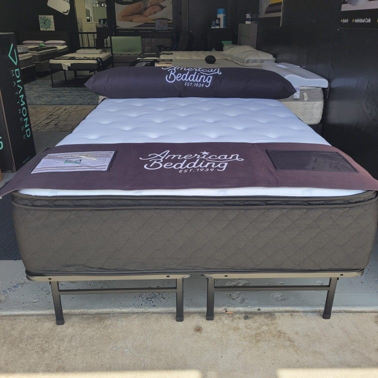 14" Thick, Firm Eurotop Pocket Coil Mattress For Sale❗ Brand New Super Comfy And Affordable Bed Twin Full Queen King And California King Size