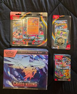 🔥 Pokemon: CHAOS RISING — 19 BOOSTER PACK COLLECTION! 🔥