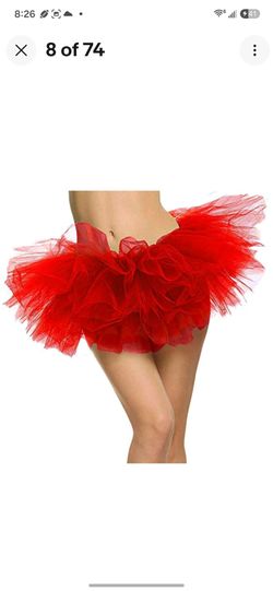 Red Tulle Tutu Skirt size: Medium/Large