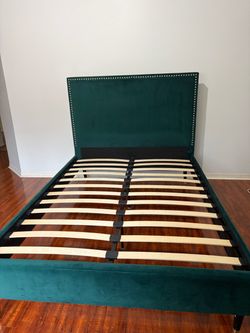 Wayfair Emerald Green FULL bed frame