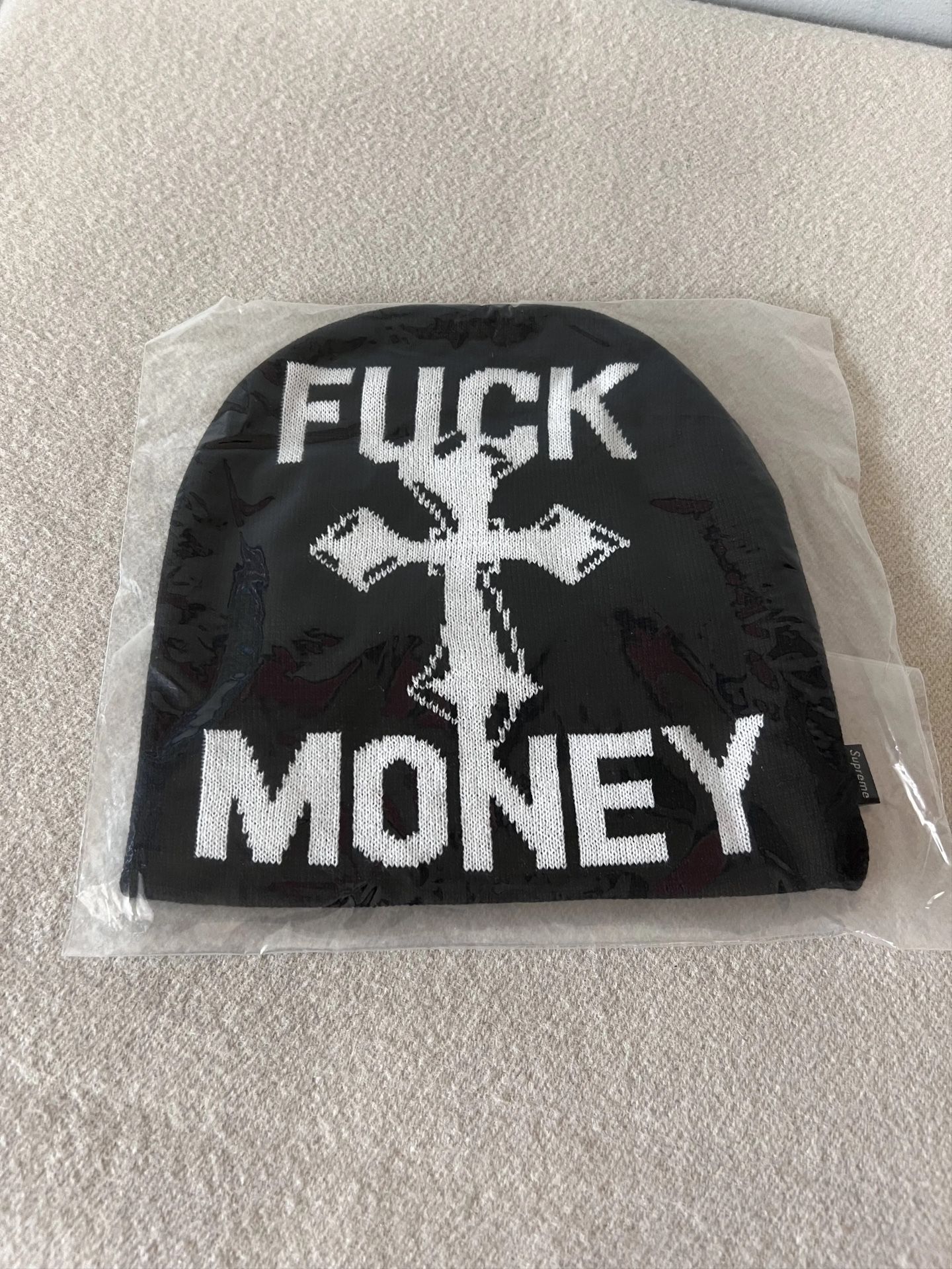 Fuck Money Supreme Beanie