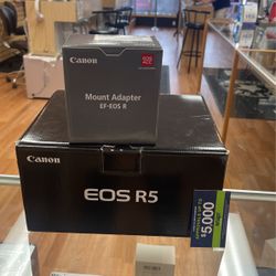 Canon R5 With Adapter