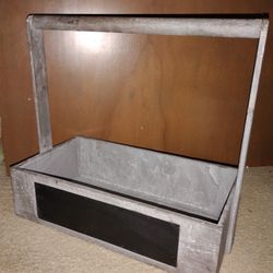 Wooden Caddy W/ Chalkboard in the front! Brand New! 