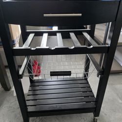 Rolling Side Table