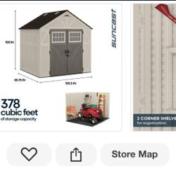 New Shed 8x7 56 Sq In.....in Box 