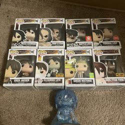 Attack on Titan Funko Pop Lot – 9 Total (Exclusives) – READ DESCRIPTION 