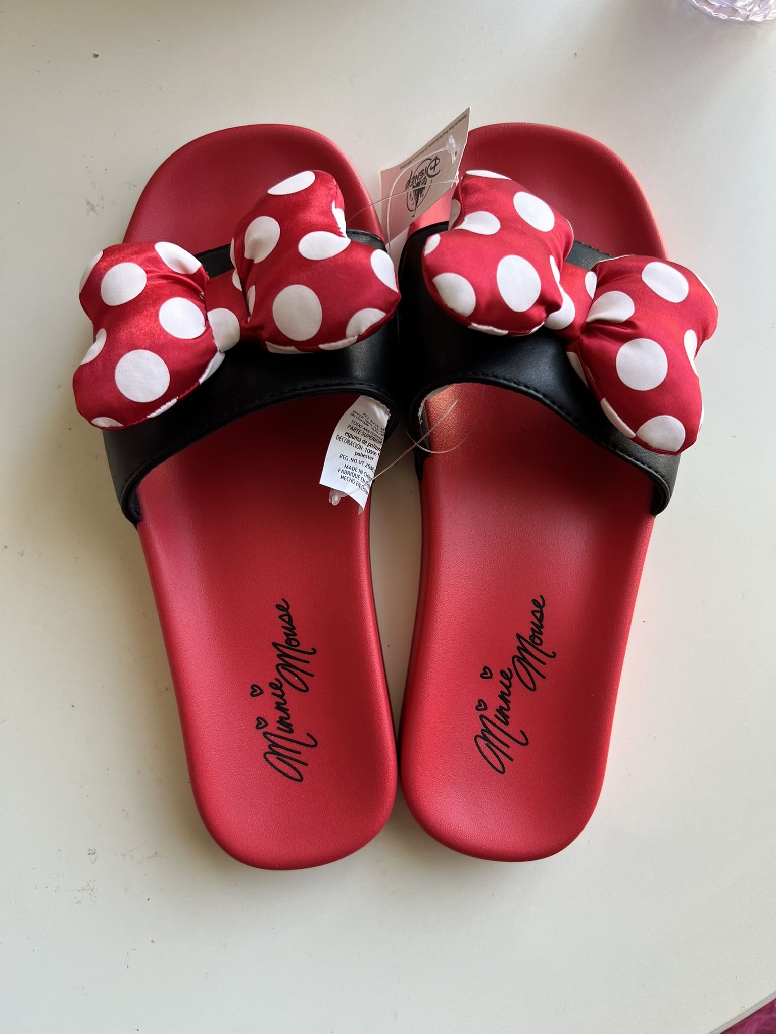 Red Minnie Mouse Disney Slides