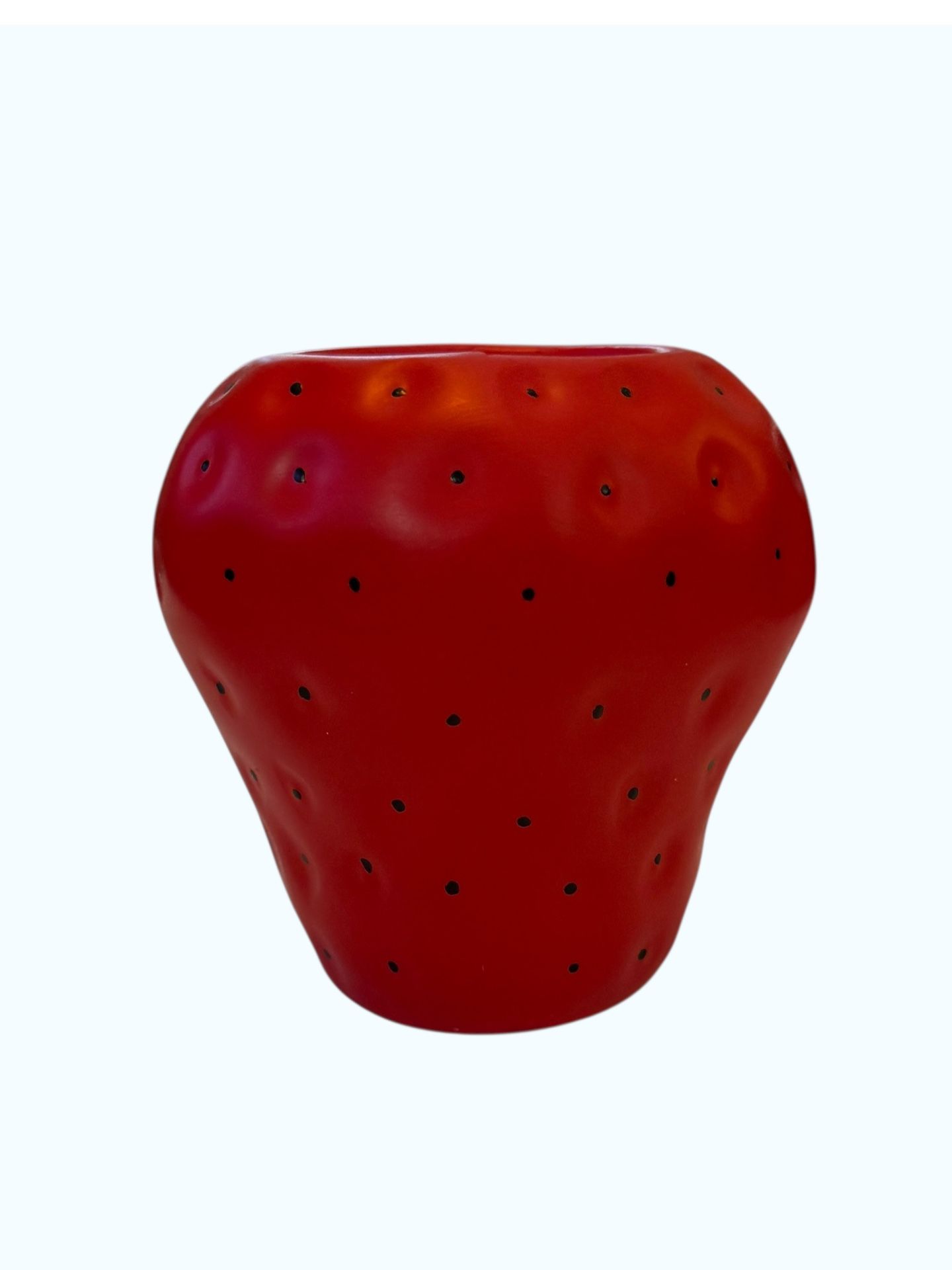Small Strawberry Fruit Shaped Planter Pot