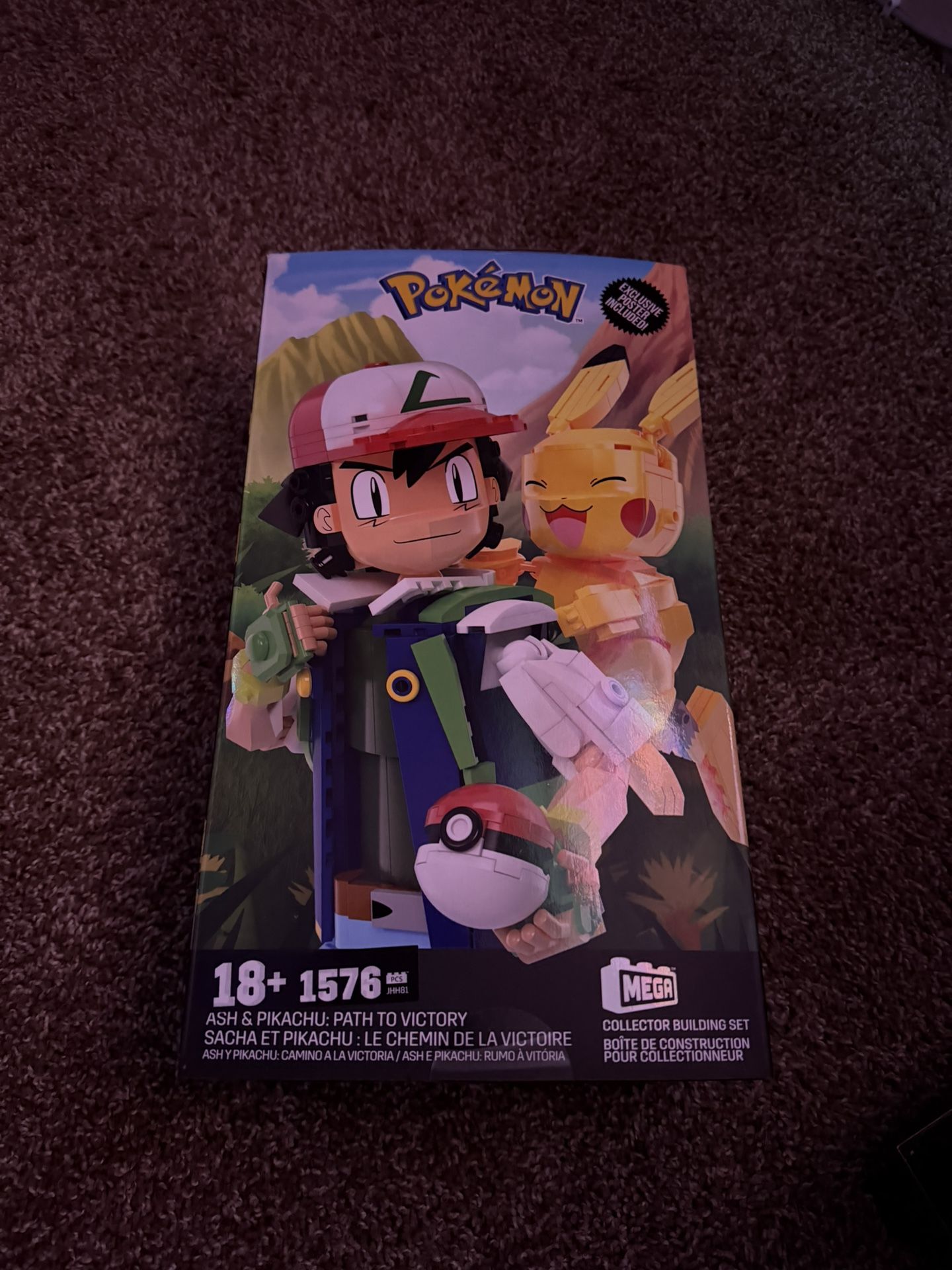 Mega Blocks Pokémon Ash And Pikachu