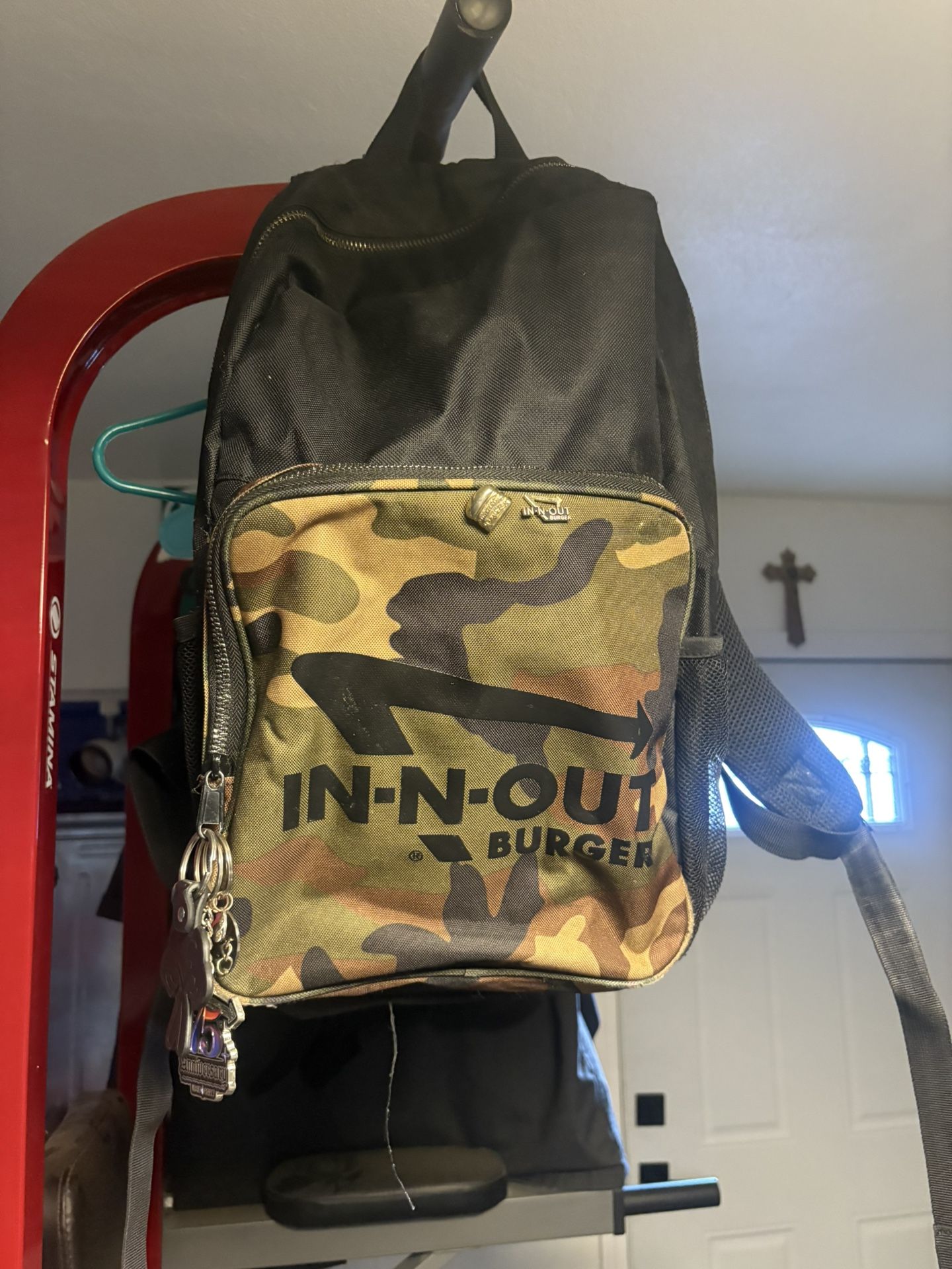 Camouflage In-N-Out Backpack 