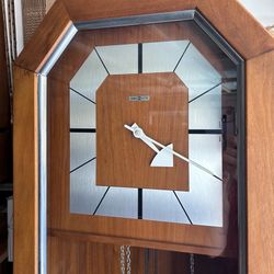 Danish Modern Teak Arthur Umanoff Howard Miller Grandmother Clock