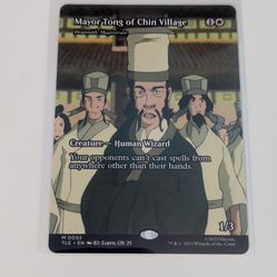 Mayor tong of chin village magic the gathering avatar the last Airbender