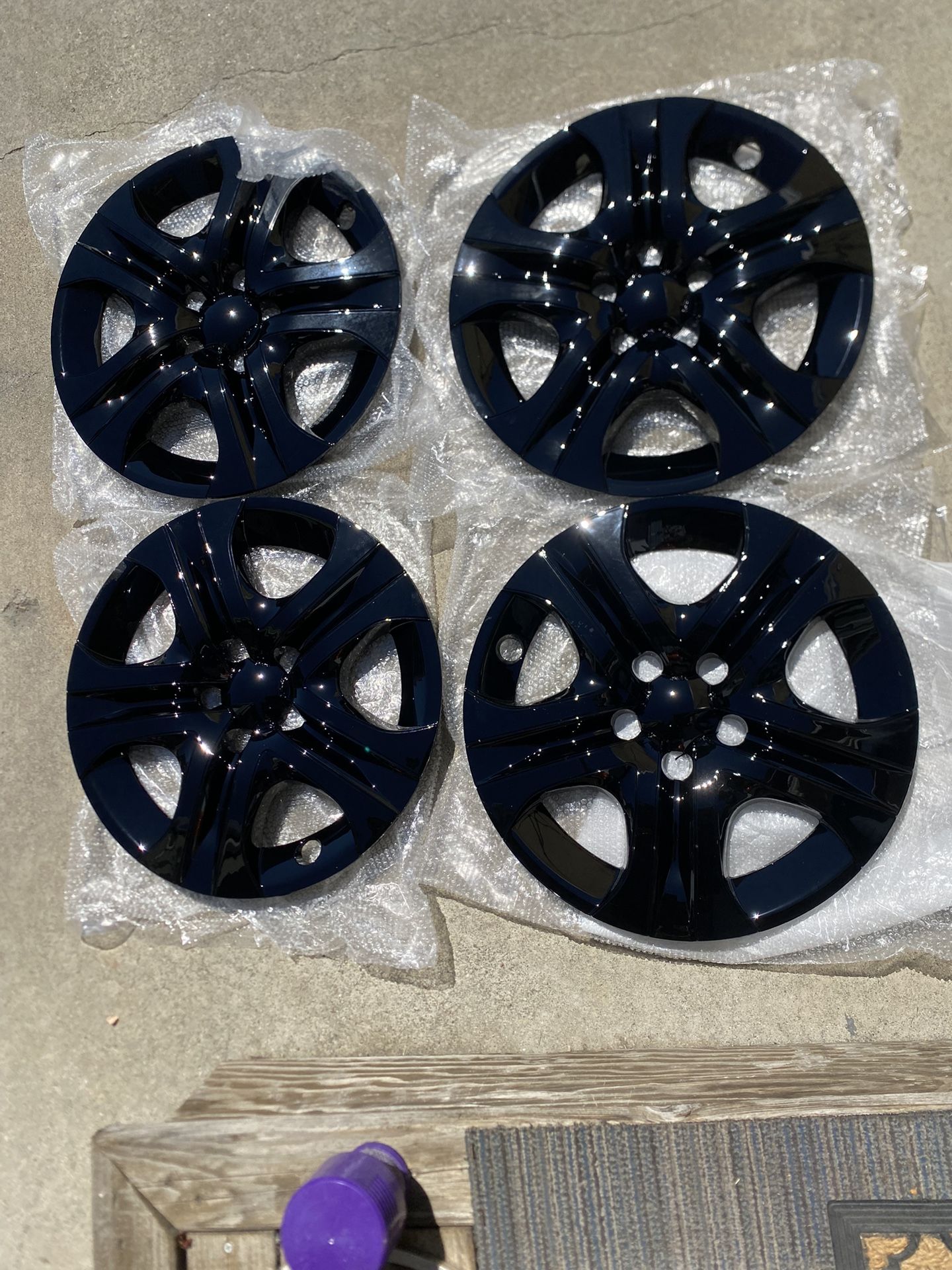 4 Glossy Black For 2013-2018 Toyota Rav4 17”