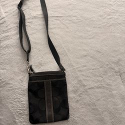Black Coach Crossbody Bag
