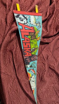 Vintage Alaska Pennant 