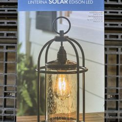 SOLAR LED EDISON LANTERN